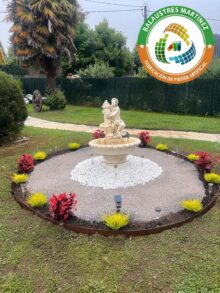 FUENTE DE JARDIN DE PIEDRA ARTIFICIAL AFRODITA