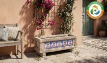 jardinera clasica con azulejos BAUL