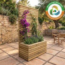 jardinera de madera vertical mavira