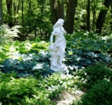 Como pintar figuras de jardín de hormigón